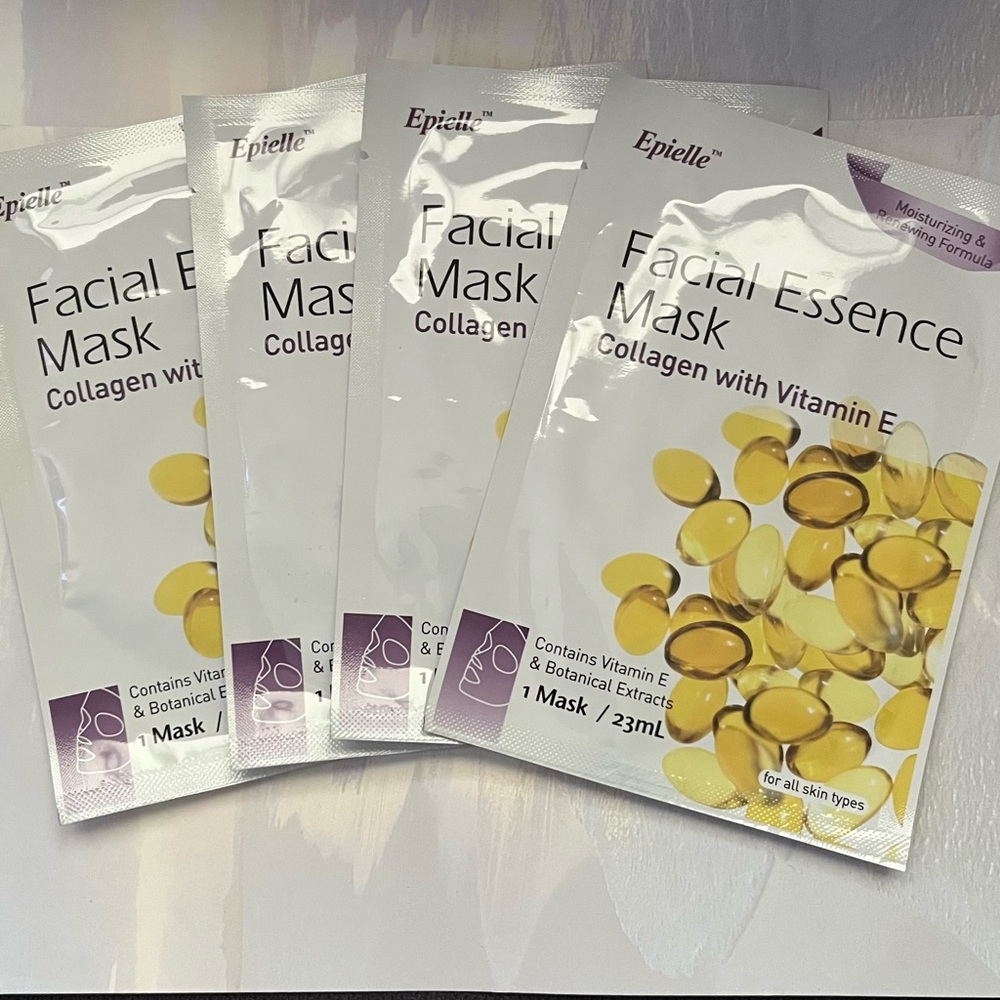 Epielle Collagen & Viramin E facial mask set of 4